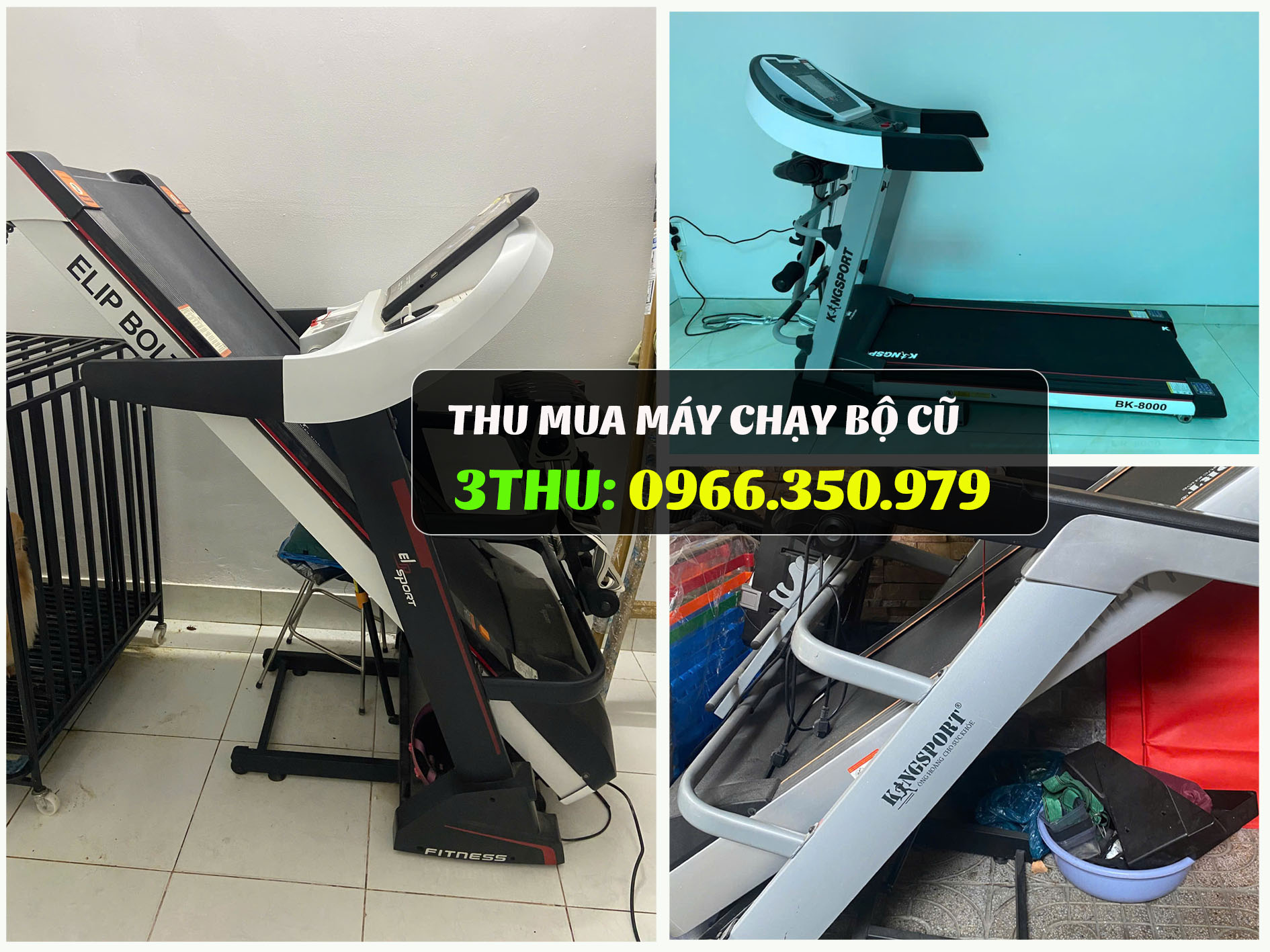 Thu mua máy chạy bộ cũ giá cao tại HCM